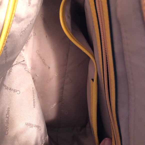 Calvin Klein Bags Calvin Klein Yellow Purse Poshmark